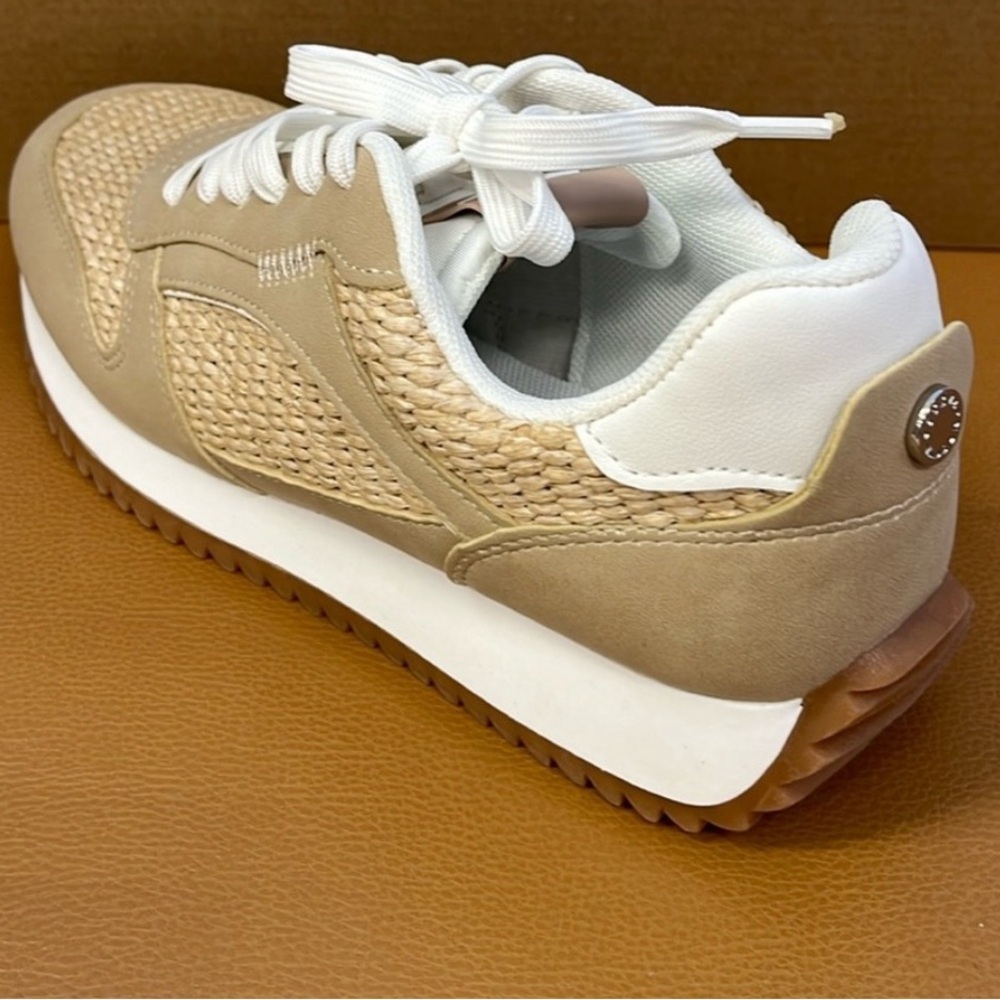 STEVE MADDEN Kinkade Raffia Sneakers NEW IN BOX!!!!!